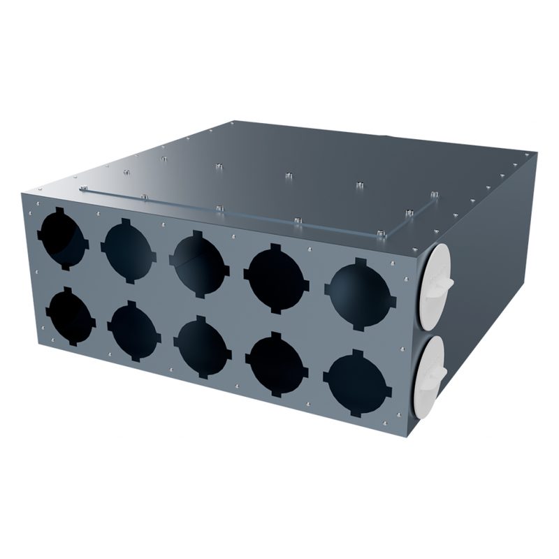 СПВ Р-160-14х75 пленум из оцинкованной стали с присоединением D160 на 14 подключений D75 СПВ Р-160-14х75 пленум из оцинкованной стали с присоединением D160 на 14 подключений D75