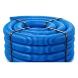 Воздуховод ТИХОНЯ СПВ ПЭ-90/77 из полиэтилена, круглый, антистатический, антибактериальный, D90/77, L-40м, синий