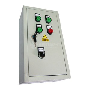 Щит управления противопожарным вентилятором ЩУВ-П-380/2,2кВт/М