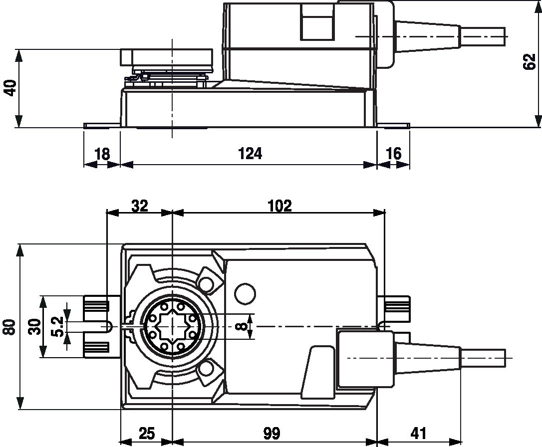 Электропривод Belimo NM24A-F (10 Н·м)