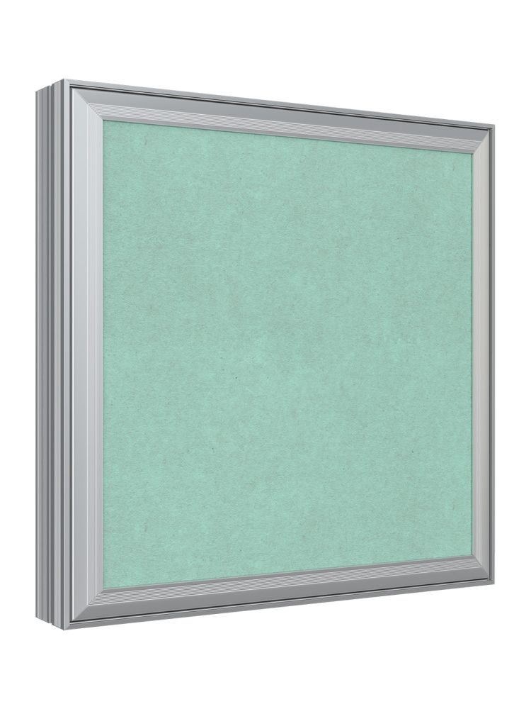 Люк ревизионный D Ceramo Base 250х250 скрытый монтаж съемный алюминий EVECS
