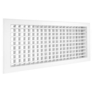 Настенная двурядная решётка ZILON 2 WA 300*150