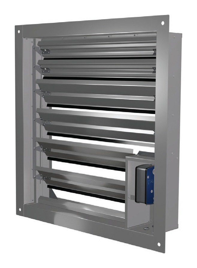 Клапан дымоудаления ДМУ-МС 500×450 многостворчатый Клапан дымоудаления ДМУ-МС 500×450 многостворчатый