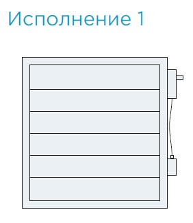 Габаритные размеры и схема — Заслонка утепленная SVA-G/T