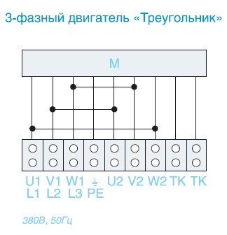 Схемы подключения электродвигателей — Вентилятор канальный SVP-M